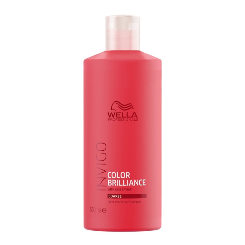 Wella Professionals, Invigo Brilliance šampón na ochranu farby Hrubý šampón na ochranu farby pre husté vlasy 500 ml