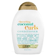 OGX, Hydratačný kondicionér + kokosový kondicionér na kučeravé vlasy 385 ml