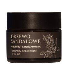 Mglife, Sandalwood přírodní deodorant krém Grapefruit &amp; Bergamot 50ml