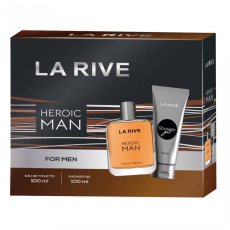 La Rive, Heroic Man sada toaletná voda 100 ml + sprchový gél 100 ml