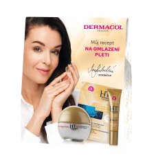 Dermacol Hyaluron Therapy 3D Remodelační denní krém Hyaluron Therapy 50ml + remodelační krém na oči a rty 15ml + intenzivní hydratační maska 2x8g