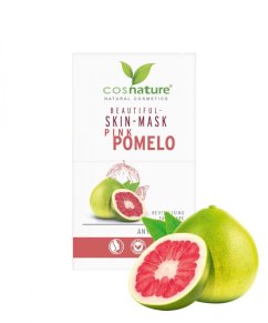 Cosnature, Beautiful Skin-Mask naturalna upiększająca maska do twarzy z różowym pomelo 2x8ml