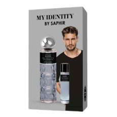 Saphir My Identity Pour Homme sada parfémové vody ve spreji 200 ml + parfémové vody ve spreji 30 ml