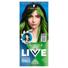 Schwarzkopf Live Ultra Brights X Final Fantasy XIV Online barva na vlasy 024 Vivid Green