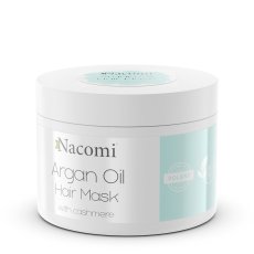 Nacomi, Argan Oil Hair Mask maska do włosów z olejem arganowym i proteinami kaszmiru 200ml