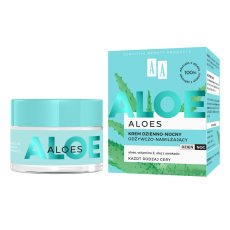 AA Aloe 100% výťažok z aloe vera výživný a hydratačný denný a nočný krém 50ml