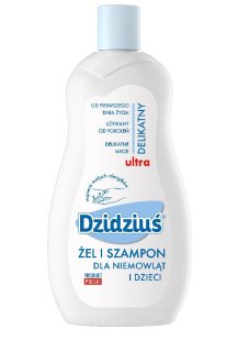 Dzidziuś, Ultra jemný gel a šampon pro kojence a děti 500ml