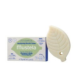 Mustela, Shampoo & Body Cleansing Bar szampon w kostce do mycia włosów i ciała 75g