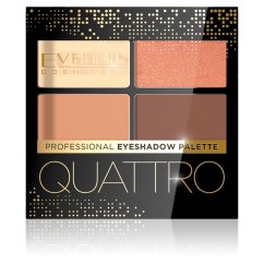 Eveline Cosmetics, viazaná paletka na oči Quattro Professional 01 3,2 g