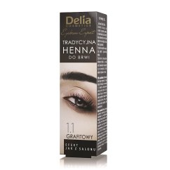 Delia, Eyebrow Expert tradičná henna do mesta 1.1 Graphite 2g