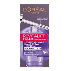 L'Oréal Paris, Revitalift Filler [+Kwas Hialuronowy] serum pod oczy redukujące zmarszczki 20ml