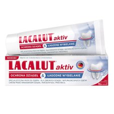 Lacalut Aktiv Ochrana dásní a jemné bělení specializovaná zubní pasta 75ml