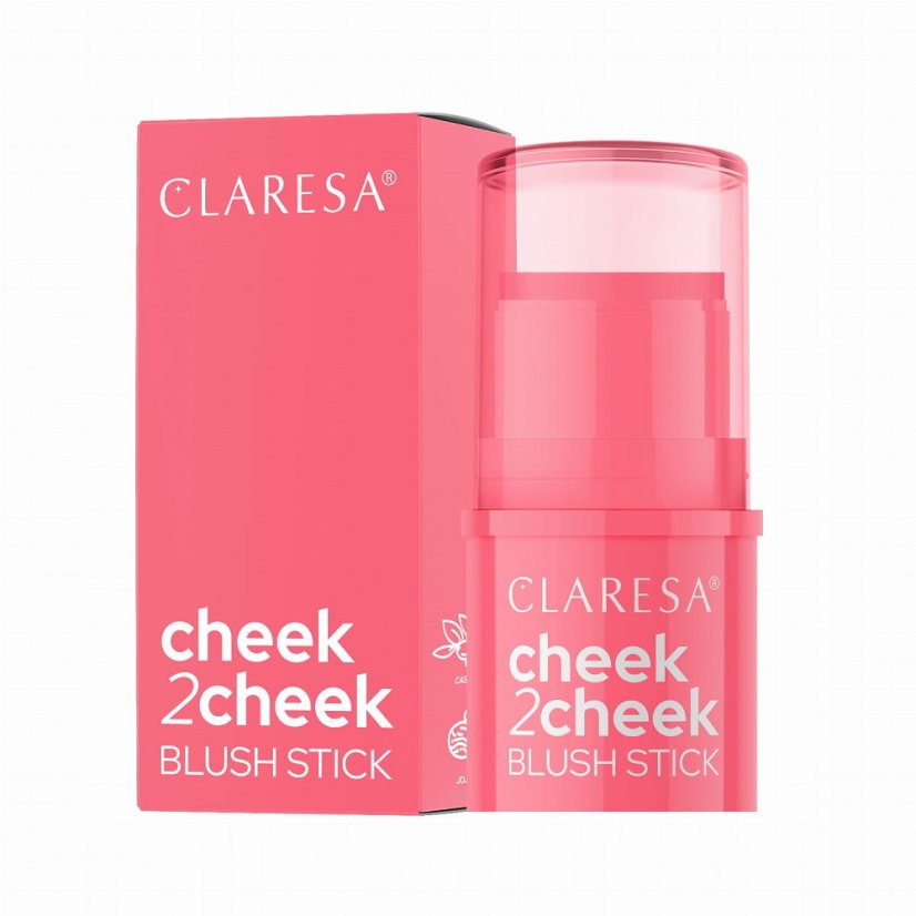 Claresa, Cheek 2 Cheek róż w sztyfcie 02 Neon Coral 5.5g