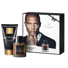 Gisada Ambassador For Men sada parfumovaná voda 50ml + sprchový gél 100ml