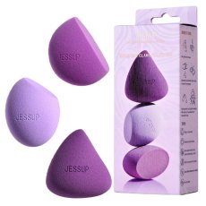 JESSUP Soft Plus Makeup Sponges sada kosmetických houbiček SP017, 3 ks