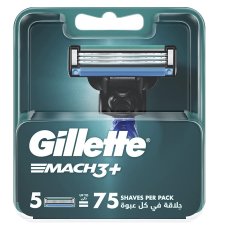 Náhradní žiletky Gillette Mach3+ 5ks.