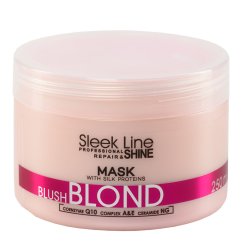 Stapiz, Sleek Line Blush Blond Mask maska do włosów blond z jedwabiem 250ml