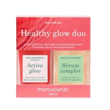 Manucurist Healthy Glow Duo zestaw pielęgnacyjny do paznokci 2x15ml