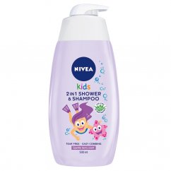 Nivea, Kids żel do mycia ciała 2w1 o zapachu owocowych żelków 500ml