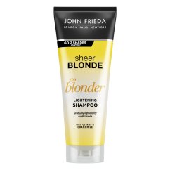 John Frieda, Sheer Blonde Go Blonder szampon rozjaśniający włosy 250ml