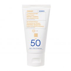 Korres, Yoghurt Tinted Sunscreen Face Cream koloryzujący krem ochronny do twarzy SPF50 Nude 50ml