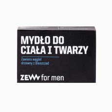 Zew For Men Mydlo na telo a tvár s dreveným uhlím 85ml