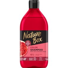 Nature Box, Pomegranate Oil szampon do włosów farbowanych z olejem z granatu 385ml
