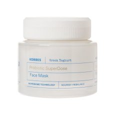 Korres, Greek Yoghurt Probiotic Super Dose Face Mask hydratační pleťová maska 100 ml