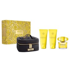 Versace Yellow Diamond set toaletní voda ve spreji 90ml + tělové mléko 100ml + sprchový gel 100ml + kosmetická taštička