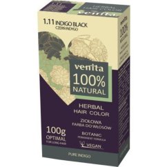 Venita, Herbal Hair Color ziołowa farba do włosów 1.11 Czerń Indygo 100g