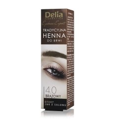 Delia, Eyebrow Expert tradičná henna vonku 4,0 Hnedá 2g
