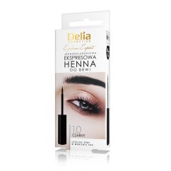 Delia, jednozložková expresná henna na obočie Eyebrow Expert 1.0 Black 6ml