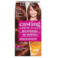 L'Oréal Paris, Casting Creme Gloss farba do włosów 554 Ognista Czekolada