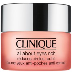 Clinique, All About Eyes™ Rich Cream na redukciu modrín a očí, ako aj vrások a jemných liniek 15 ml
