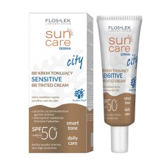 Floslek, Sun Care Derma City BB tónovací krém SPF50+ Sensitive 30ml