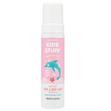 Kids Stuff Whacky Whip pěna na mytí vlasů a těla růžová 200ml