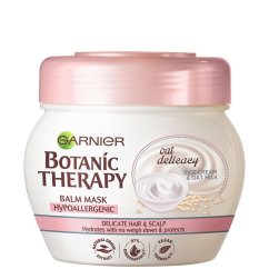 Garnier, Botanic Therapy Oat Delicacy hypoalergénna maska na jemné vlasy a pokožku hlavy 300 ml