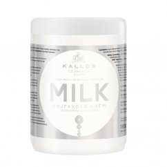 Kallos Cosmetics, KJMN Milk Hair Mask maska do włosów z proteinami mlecznymi 1000ml