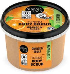 Organic Shop, Toning Body Scrub tonizujący peeling do ciała Orange & Sugar 250ml