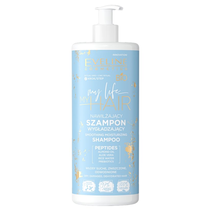 Eveline Cosmetics, Hydratačný uhladzujúci šampón My Life My Hair 400ml