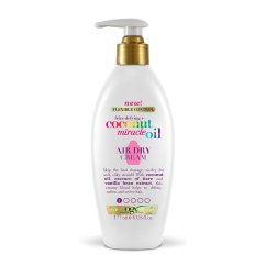 OGX, Air Dry Cream + Coconut Miracle Oil na suché a poškodené vlasy 177ml