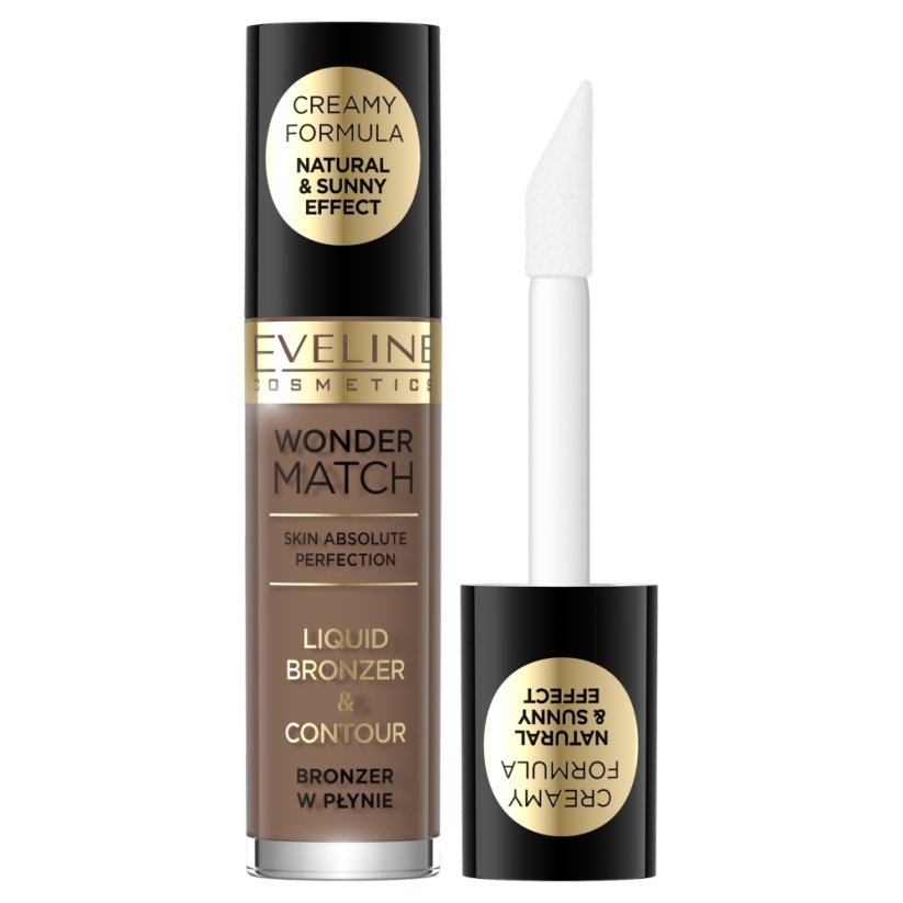 Eveline Cosmetics, Tekutý bronzer Wonder Match 02 4,5 ml