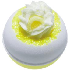 Bomb Cosmetics, Lemon Da Vida Loca Bath Blaster šumivá guľa do kúpeľa 160g