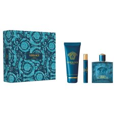 Versace Eros set parfémová voda ve spreji 100ml + sprchový gel 150ml + parfémová voda ve spreji 10ml