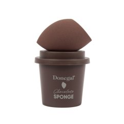 Donegal, Morning Coffee gąbka do makijażu z etui Chocolate Sponge 4352