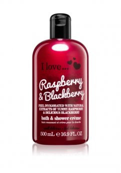 I Love, Bath & Shower Creme krem pod prysznic i do kąpieli Raspberry & Blackberry 500ml