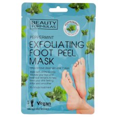 Beauty Formulas, Exfoliating Foot Peel Mask złuszczająca maska do stóp Peppermint 1 para