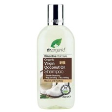 Dr.Organic, Šampón s panenským kokosovým olejom osviežujúci a regeneračný šampón na kučeravé a hrubé vlasy 265ml