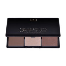 Wibo, 3 Steps To Perfect Face Contour Palette Dark 10g