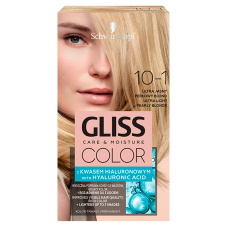 Gliss, starostlivosť o farbu a hydratáciu vlasy farbivo 10-1 Ultra Light Pearl Blonde